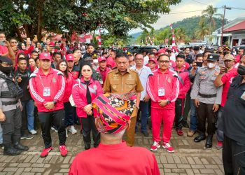 Porprov Sulut ke XI Tahun 2022  di Bolmong Resmi Dibuka Gubernur Olly Dondokambey