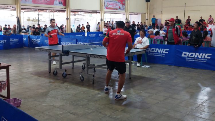 Tenis Meja Beregu Putra Bolmong Gagal ke Semi Final