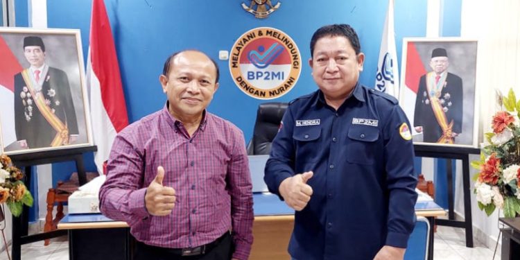 Rektor UDK Kotamobagu Kunjungi BP2MI Sulut Bahas Kerjasama Bidang SDM