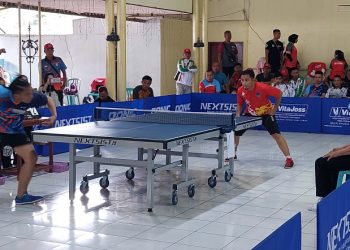 Kabupaten Bolmut Raih Medali Emas di Cabor Tenis Meja Beregu Putra 