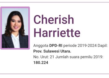 Cherish Harriete Kembali Mendaftar Sebagai Bakal Calon Anggota DPD RI