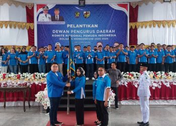 Pengurus DPD KNPI Bolmong Periode 2022-2025 Dilantik