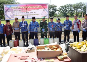 Ribuan Liter Miras Dimusnahkan Kabupaten “Religius” Bolsel