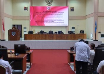 DPRD Bolmong Paripurnakan APBD 2023