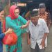 Bulan Rajab, Yasti Soepredjo Mokoagow Berbagi Bantuan dengan Ratusan Lansia