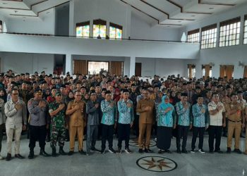 Ratusan Panitia Pemungutan Suara  di Kabupaten Bolmong Dilantik