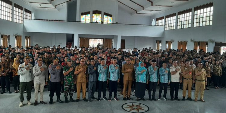Ratusan Panitia Pemungutan Suara  di Kabupaten Bolmong Dilantik