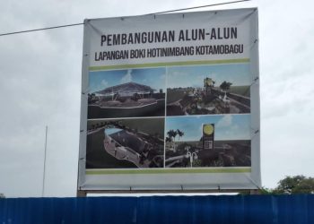 Pemenang Proyek Alun-Alun Lapangan Kotamobagu dan Gapura Kena Denda