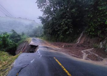 Jalur Pantura Bolmong di Desa Sauk Amblas, Jalur Sementara Ditutup