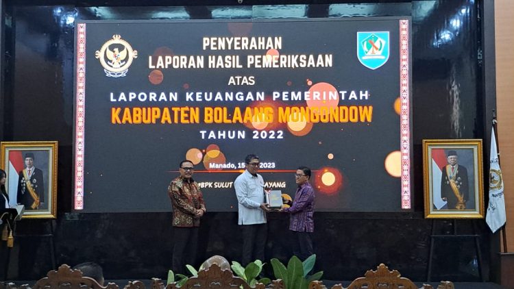 Pemkab Bolmong Kembali Raih Opini WTP dari BPK RI
