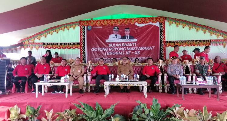Pj Bupati Bolmong Canangkan BBGRM ke 20 di Desa Solog