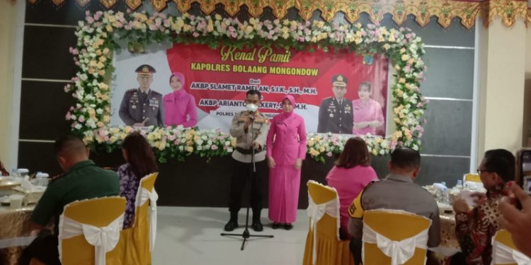 Ucapan Terakhir AKBP Slamet Ramelan, Terima Kasih Polres Bolmong Dapat Hibah 2.3 Miliar