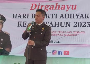 Peringati Hari Bhakti Adyaksa ke 63 Tahun, Kejari Kotamobagu Tegaskan Komit Penanganan Kasus