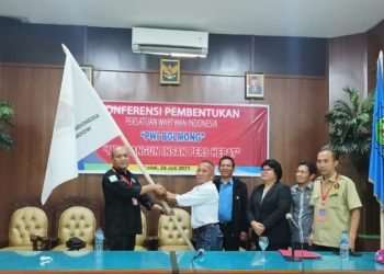 Sandy Parasana Terpilih Aklamasi Ketua PWI Bolmong Periode 2023-2026
