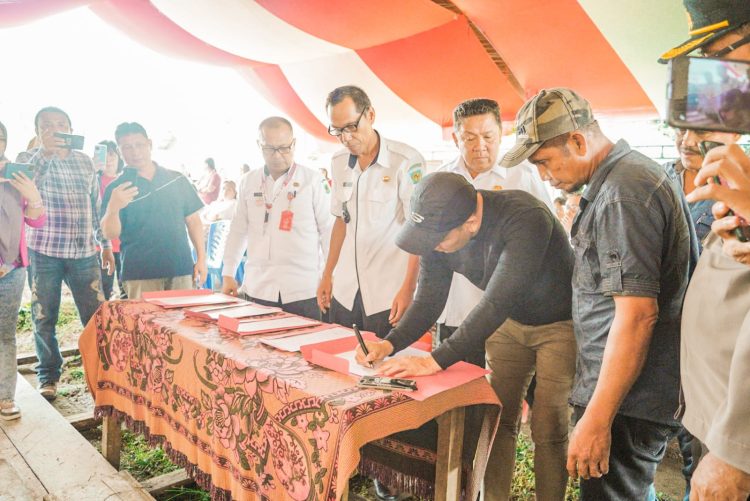 Konflik Dua Kelompok Masa di Kecamatan Dumoga Timur Bolmong Berakhir Damai