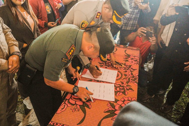 Konflik Dua Kelompok Masa di Kecamatan Dumoga Timur Bolmong Berakhir Damai