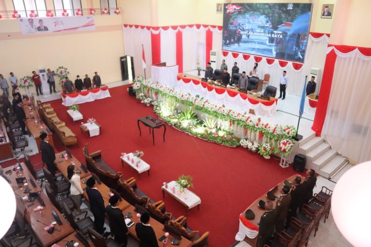 DPRD Bolmong Menggelar Rapat Paripurna Penyampaian LPJ Tahun Anggaran 2022