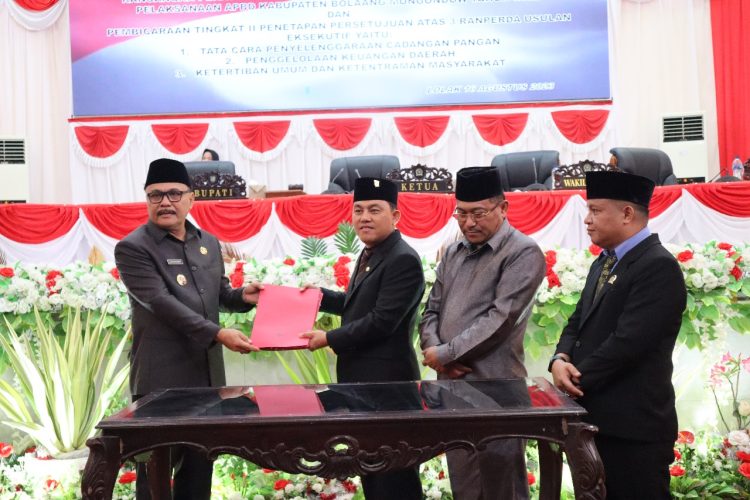 DPRD Bolmong Menggelar Rapat Paripurna Penyampaian LPJ Tahun Anggaran 2022