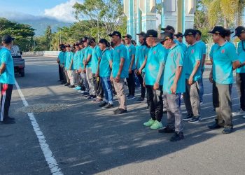 78 Nelayan se BMR Ikut Diklat Ankapin/Atkapin Sekaligus Bersih-Bersih Pantai
