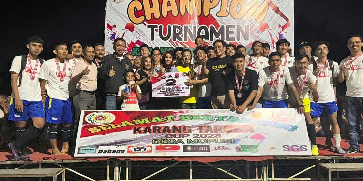 Karang Taruna Cup Mopusi Sukses, Muktar : Terima Kasih KNPI Bolmong