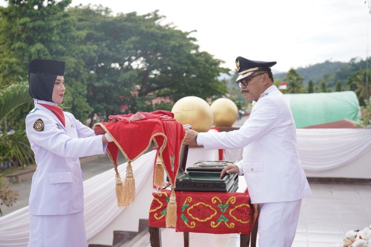 Upacara HUT ke -78 RI di Kabupaten Bolmong Berjalan Lancar