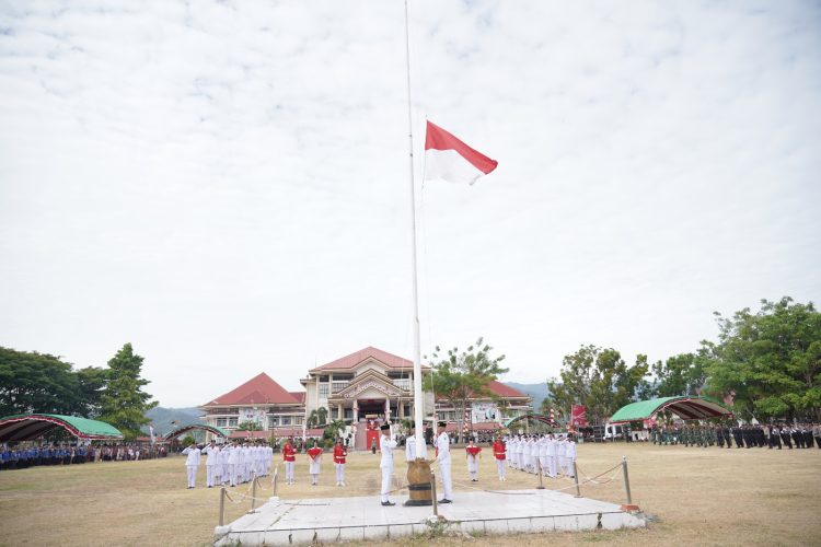 Upacara HUT ke -78 RI di Kabupaten Bolmong Berjalan Lancar