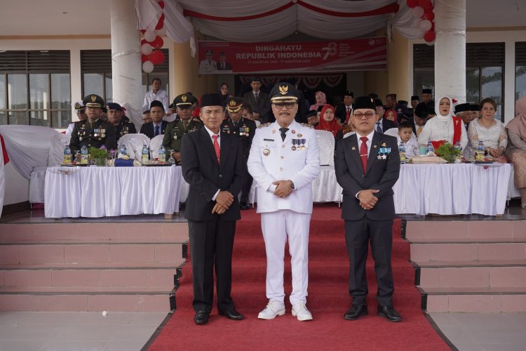 Upacara HUT ke -78 RI di Kabupaten Bolmong Berjalan Lancar