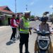 Operasi Sebra Samrat Polres Bolmong Bagikan Selebaran Imbauan