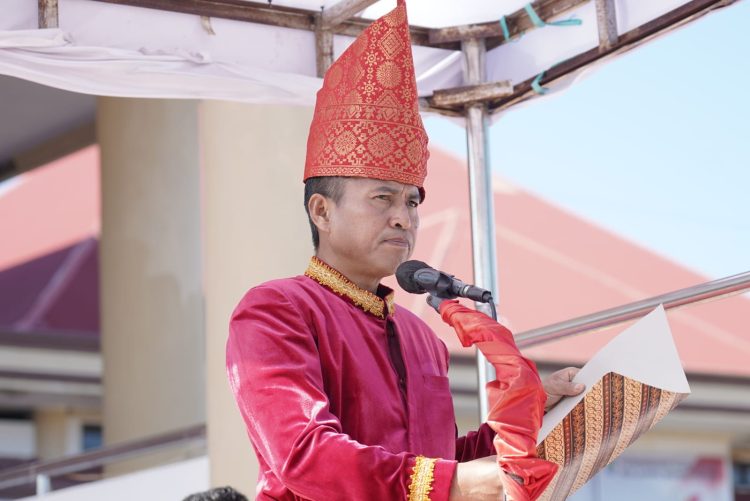 Pemkab Bolmong Menggelar Upacara Memperingati HUT Provinsi Sulut ke- 59