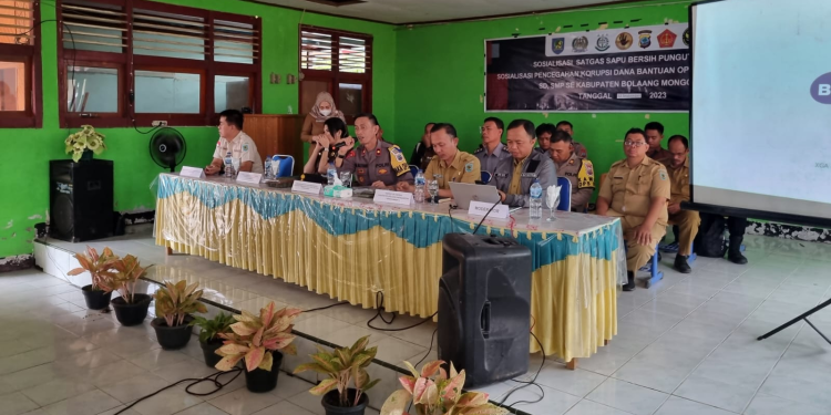 Cegah Pungutan Liar, Satgas Saber Pungli Bolmong Sasar Sekolah