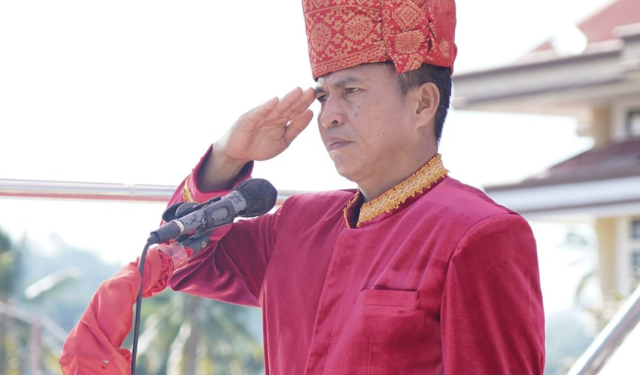 Pemkab Bolmong Menggelar Upacara Memperingati HUT Provinsi Sulut ke- 59