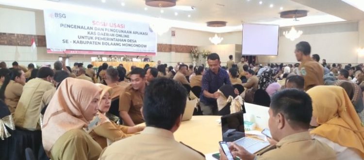 Pj Bupati Bolmong Limi Mokodompit Buka Sosialisasi Aplikasi Kasda Online Untuk Desa