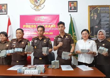 Kembali Kejaksaan Kotamobagu Amankan Uang Negara Kasus Korupsi Pasar Kuliner