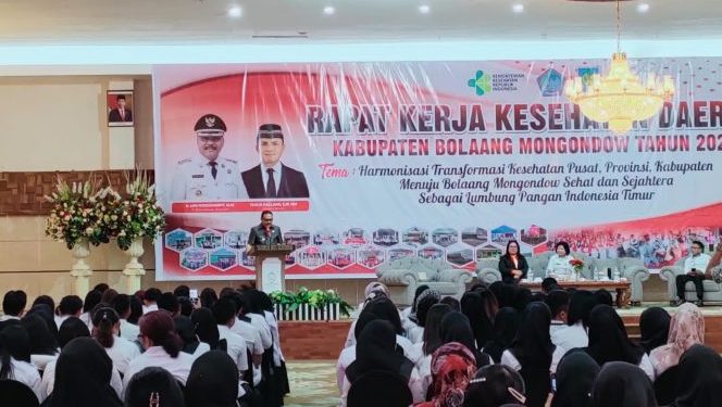 Bupati Bolmong Limi Mokodompit Buka Rakerda Kesehatan