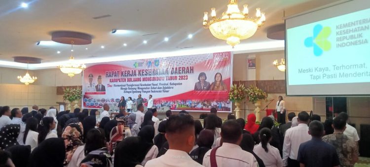 Bupati Bolmong Limi Mokodompit Buka Rakerda Kesehatan
