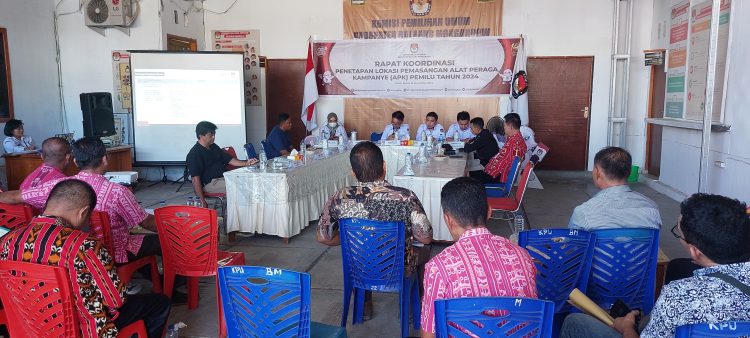 KPU Bolmong Tetapkan Lokasi Yang Dilarang Pemasangan APK