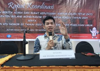 KPU Kabupaten Boltim Tetapkan 193 Caleg