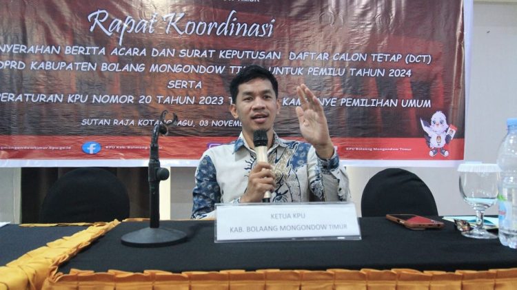 KPU Kabupaten Boltim Tetapkan 193 Caleg