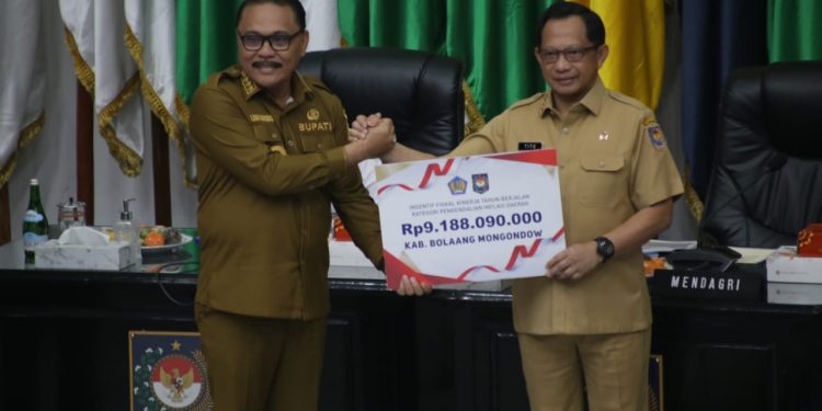 Kabupaten Bolaang Mongondow Menerima Insentif Fiskal 9.18 Miliar