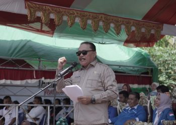 Pj Bupati Limi Mokodompit Buka Jambore Pemuda DPD KNPI di Desa Bolaang