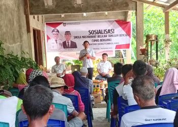 Camat Sang Tombolang Turun ke Desa Domisil Moonow Edukasi Antisipasi Bencana