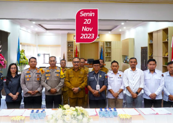 Dukung Pilkada 2024, Pemkab Bolmong Tandatangani NPHD Bersama KPU dan Bawaslu