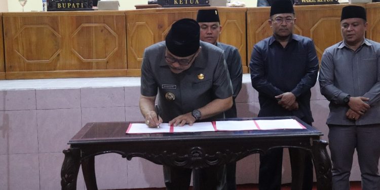 APBD Kabupaten Bolmong Tahun Anggaran 2024 Disahkan
