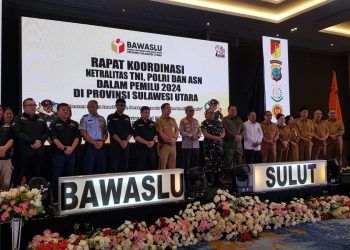 Kaban Kesbangpol Bolmong Dampingi Pj Bupati Hadiri Deklarasi Netralitas TNI Polri dan ASN