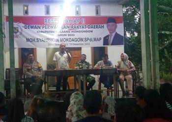Reses DPRD Bolmong, Moh. Syahrudin Mokoagow Serap Aspirasi di Desa Toraut Utara