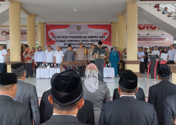 Pj Bupati Limi Mokodompit Lantik Puluhan Pejabat Eselon II. Tiga Staf Ahli Jabat Kadis