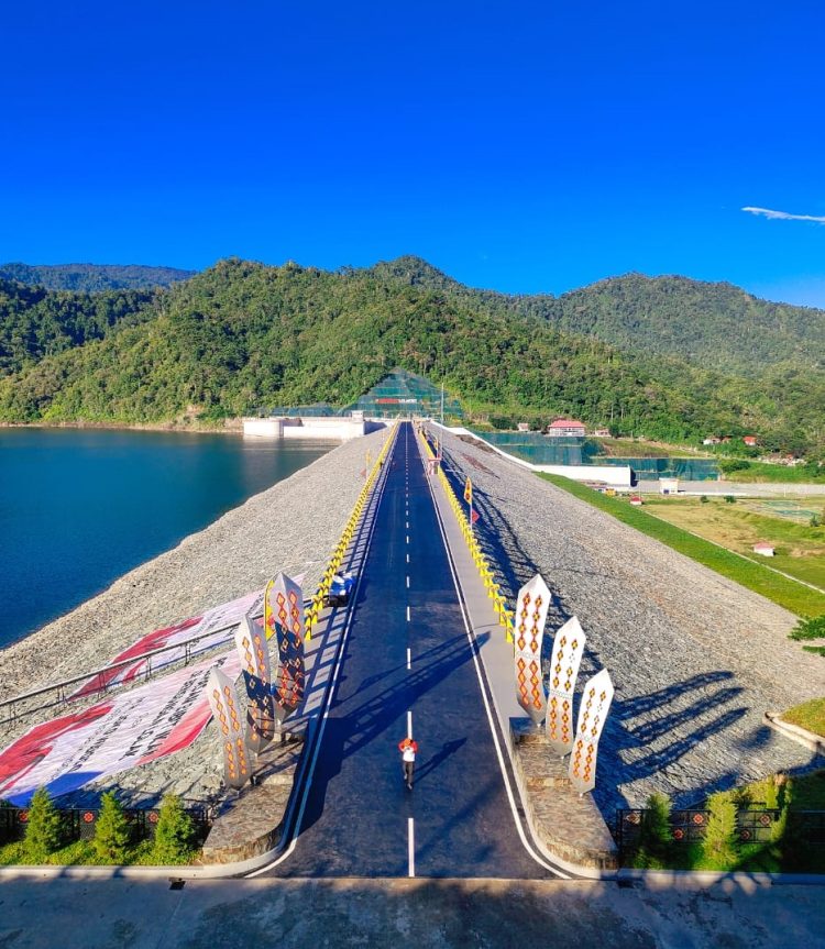 Didampingi Gubernur dan Pj Bupati, Presiden Jokowi Resmikan Bendungan Lolak