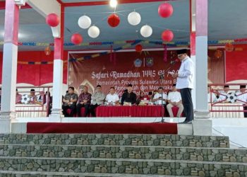 Pemkab Bolmong Safari Ramadan Bersama Wagub Sulut Steven Kandouw di Desa Tungoi Dua