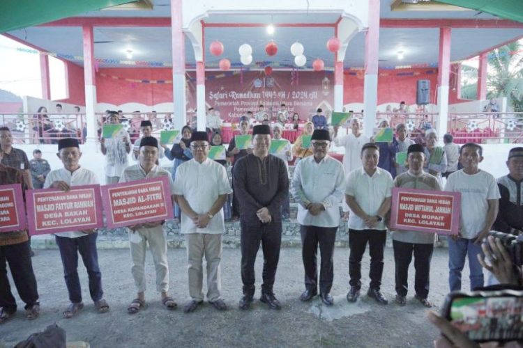 Pemkab Bolmong Safari Ramadan Bersama Wagub Sulut Steven Kandouw di Desa Tungoi Dua