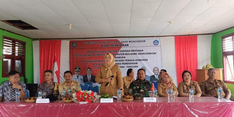 Dinas Pendidikan Bolmong Raker Peningkatan Kinerja Guru